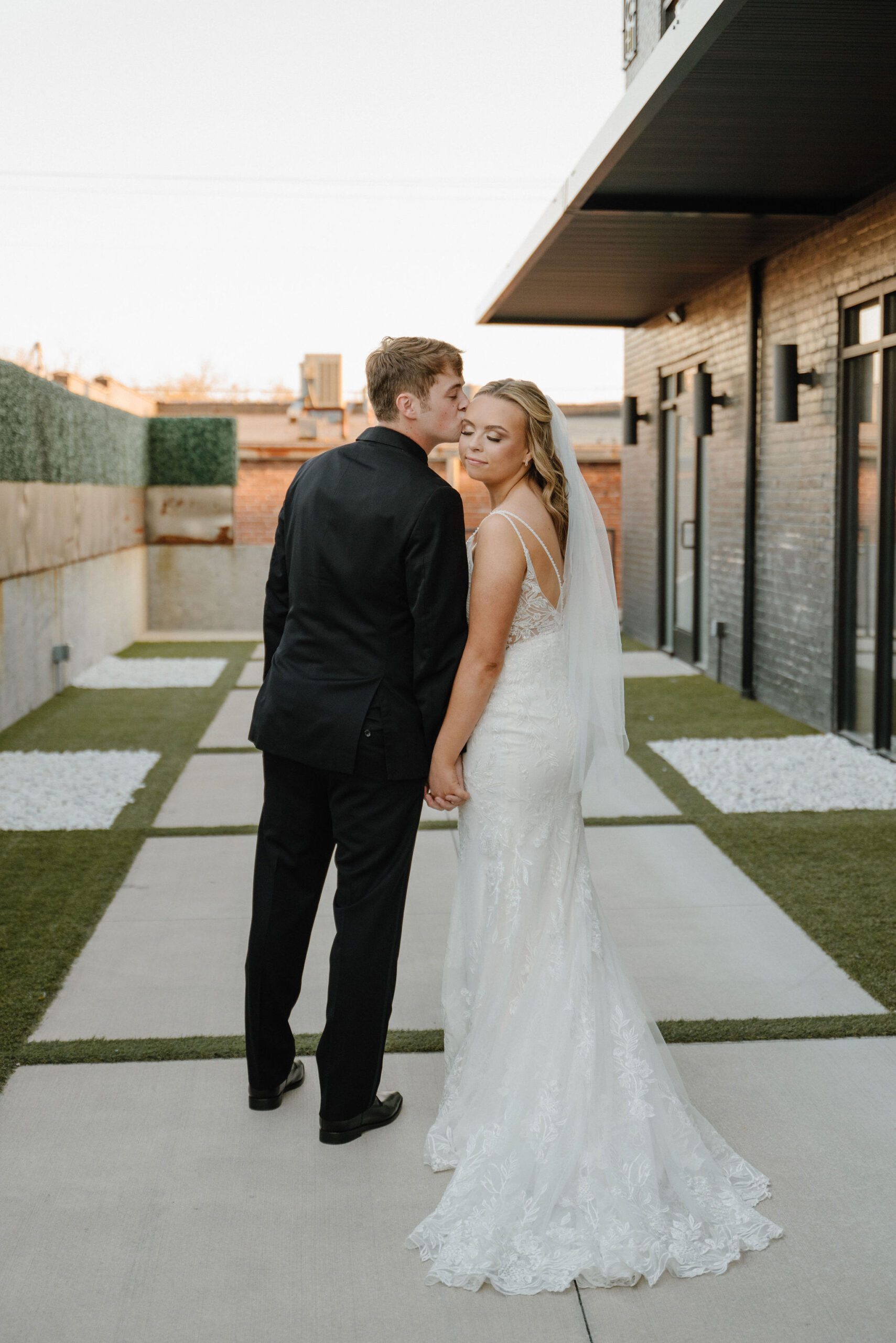 Bride and Groom wedding portrait