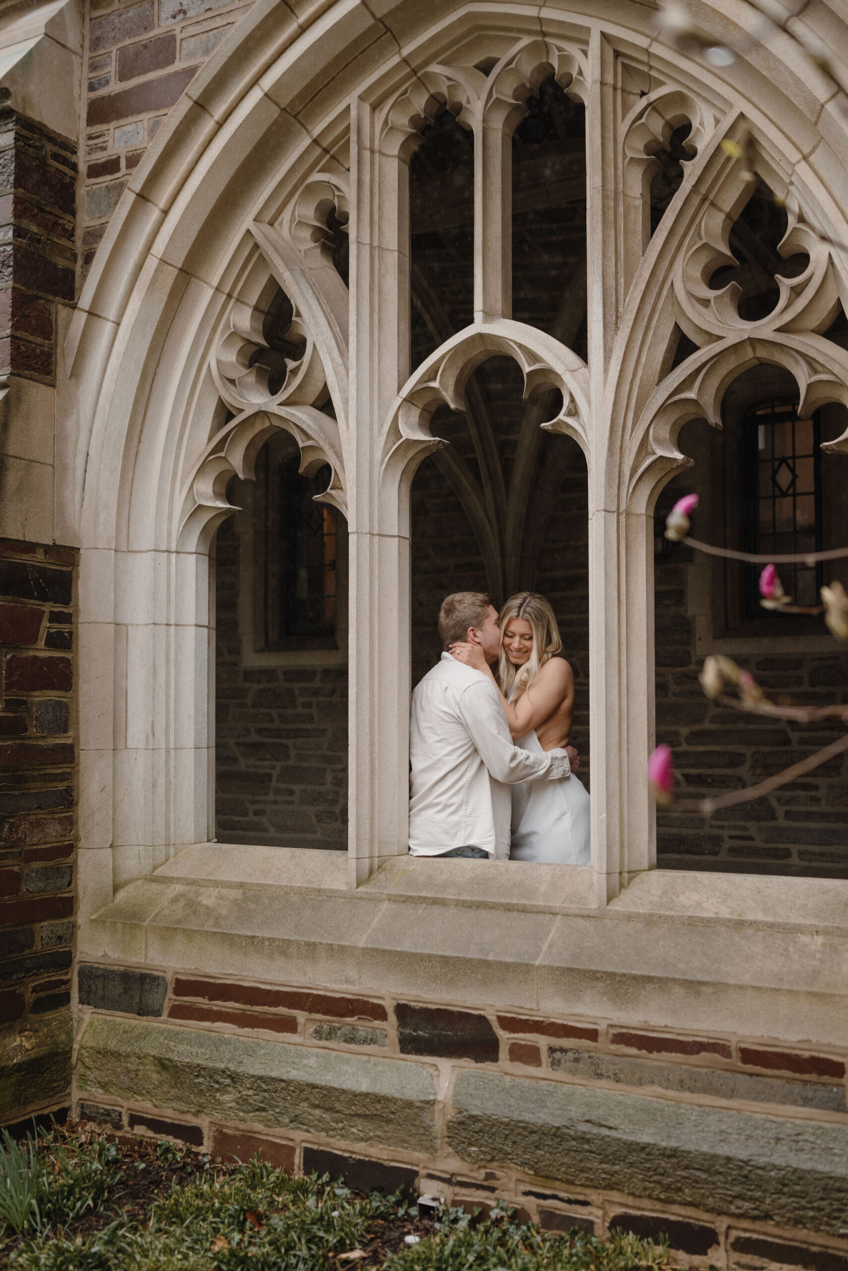 romantic engagement photos with european vibes